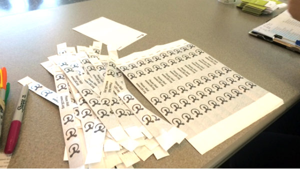Wristbands Awaiting Power Moms